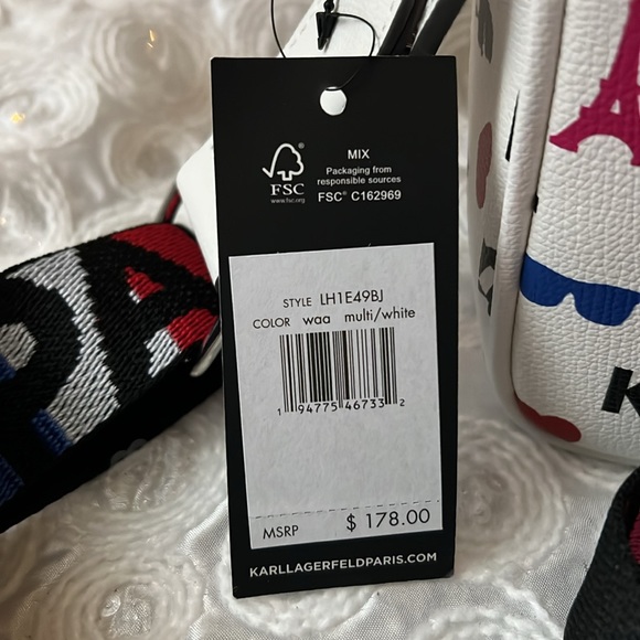 NWT Karl Lagerfeld Crossbody - STUNNING - Picture 2 of 6